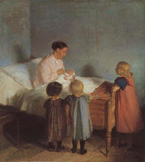 Anna Ancher Little Brother Spain oil painting art